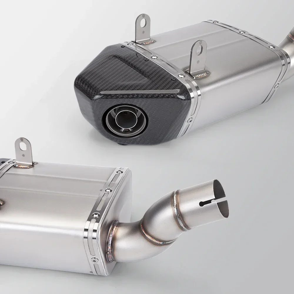 

TJ/Full System Motorcycle Exhaust For Benelli Leoncino 500 BJ500 Box Moto Muffler Front Link Pipe Slip On Leoncino 500 BJ500/d