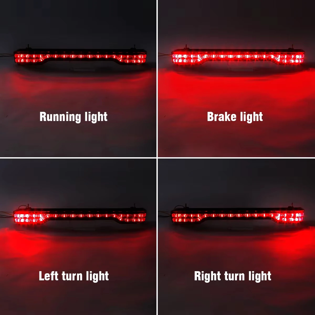 King Tour Pak Pack Trunk Top Box Rear LED Turn Signal Light for Harley Touring 2014 Up CVO Road King Street Tri Ultra Glide