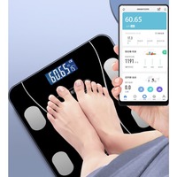 Bluetooth Smart Body Fat Scale Digital Body Weighing Scale with LCD Screen Electronic Weighing BMI Composition Analyzer Tools