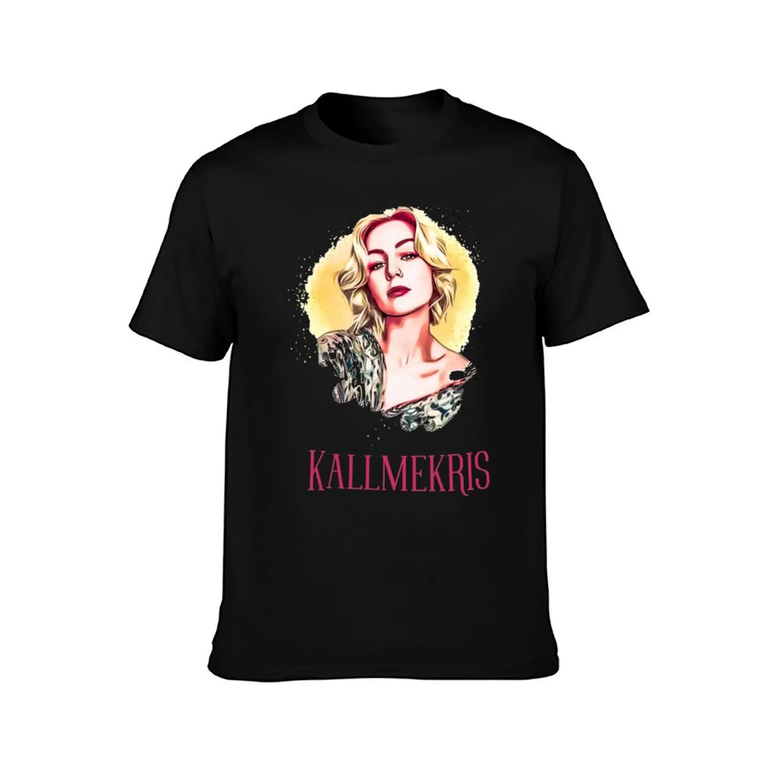 Retro Kallmekris T-Shirt All Match Print Short Sleeve Top T-Shirt