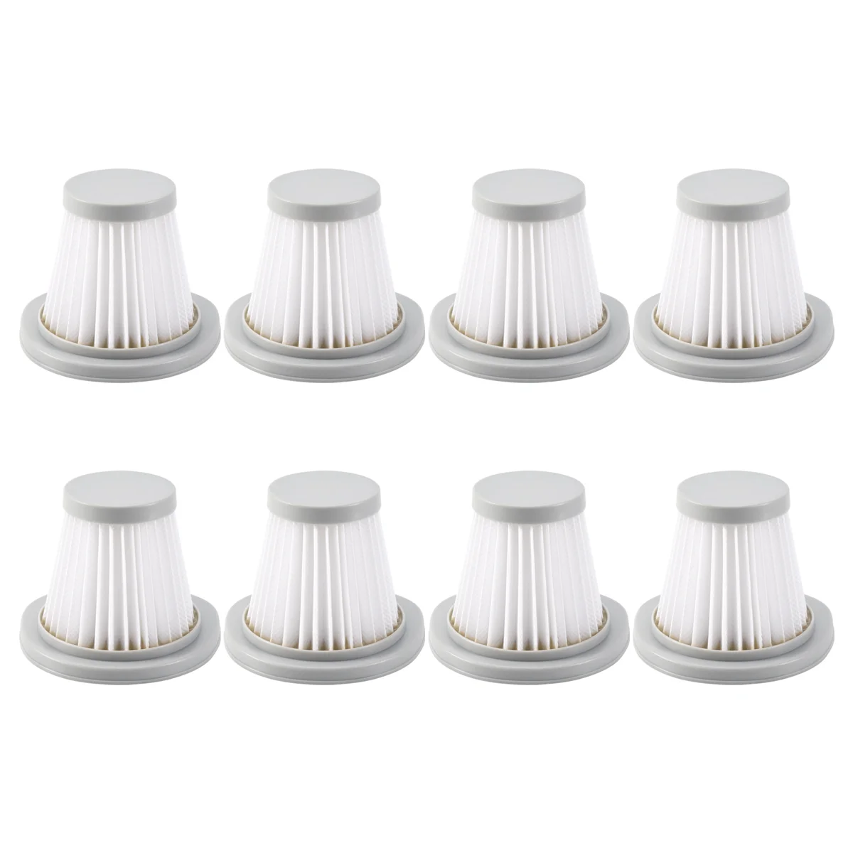 Aspirador Filtros para Deerma, Acessórios Elementos, Varrendo Robô Peça De Substituição, Filtros De Limpeza, 8PCs, DX118C, DX128C