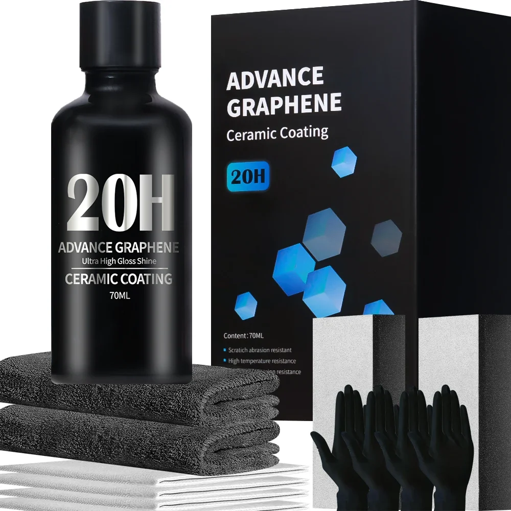 

Graphene Ceramic Coating 20H with Self Healing and UV Track Technology Car Detailing Professionals 10+ Years of Protection