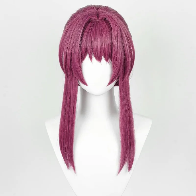 Honkai Star Rail Character Cosplay Kafka Wig with Ponytail for cosplay events Anime Exhibition Party Halloween