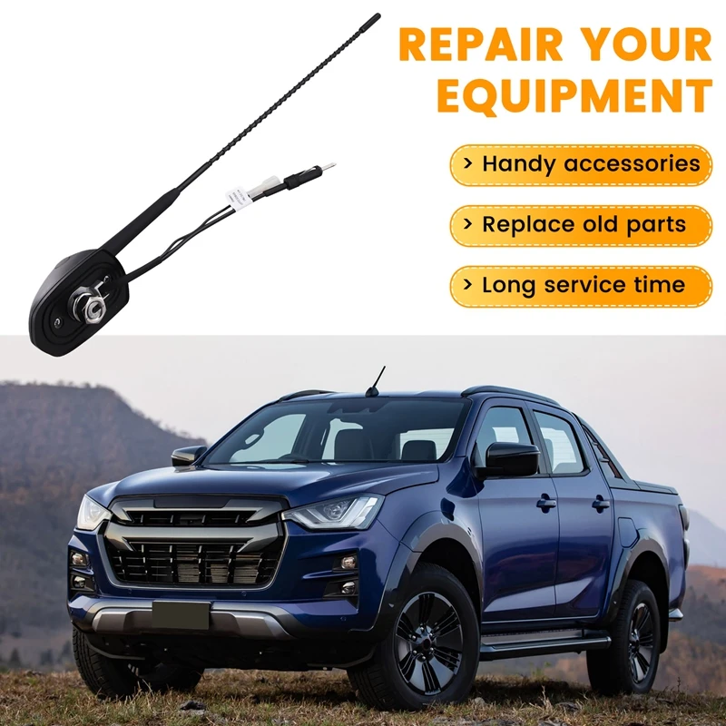

Replacement AM FM Radio Aerial Antenna Roof For Isuzu D-Max Dmax MUX MU-X 12-19