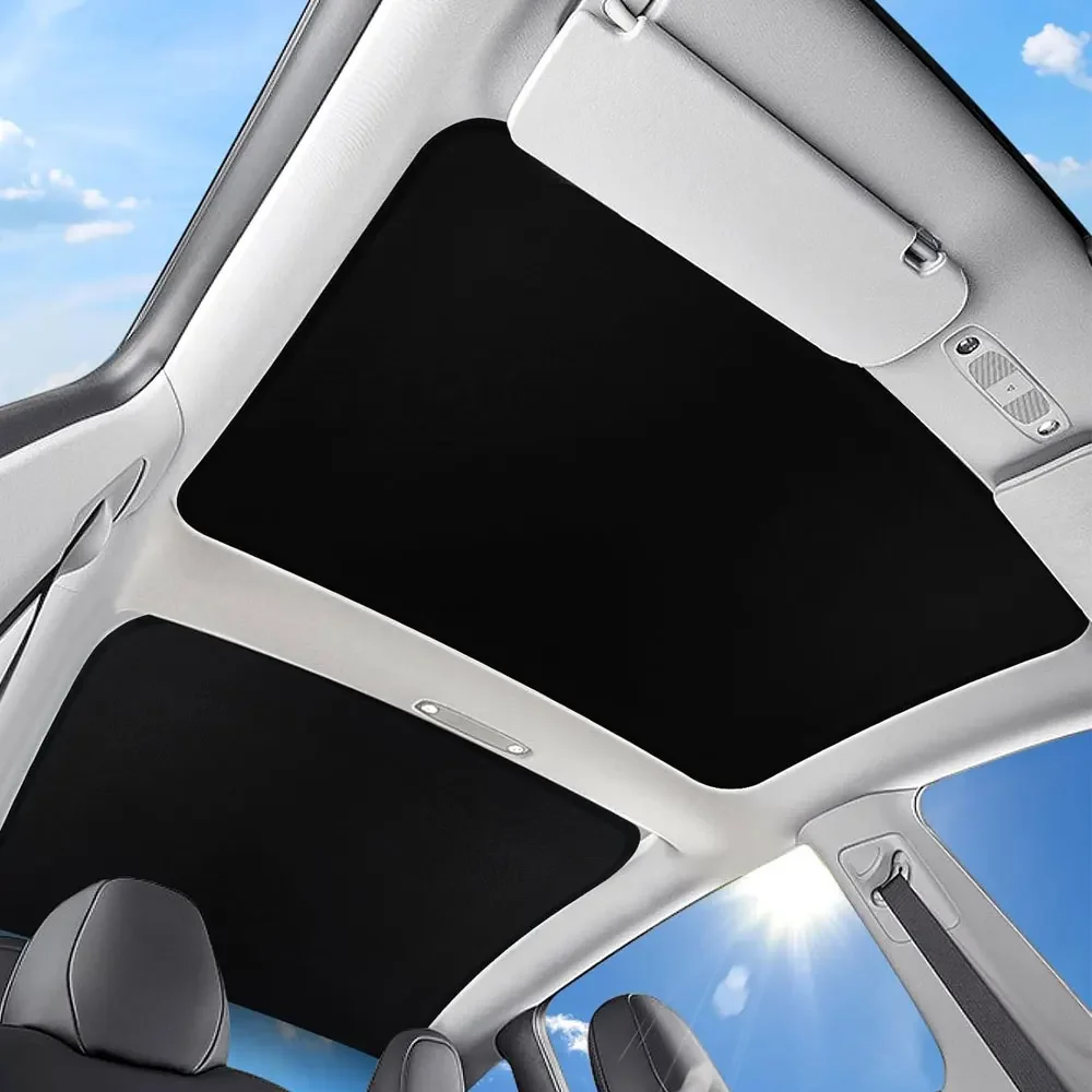 

For Tesla Model S Sun Roof Shade Privacy Window Sunshade Foldable Skylight Blind Sunroof Shading ModelS