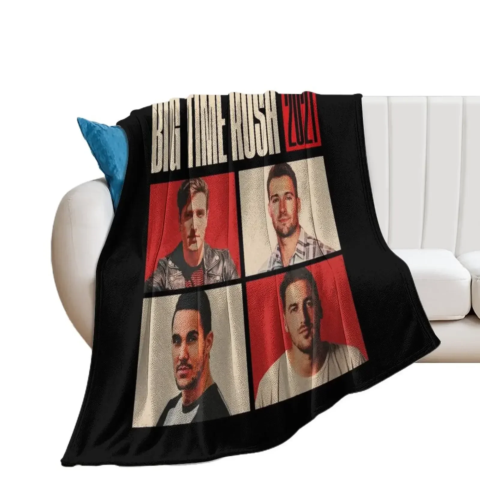 Big time Rush BTR Throw Blanket Blankets For Baby Decorative Sofas Luxury St Luxury Blankets