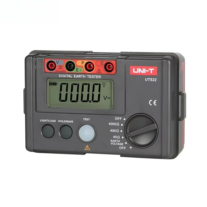 Digital Earth Testers UT522 Earth Resistance Measurement 4000Ω Manual Range Testing
