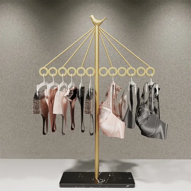 

Commercial Underwear Display Rack Standing Panty Holder for Lingerie Store Accessories Counter Merchandising Decorative Shelves