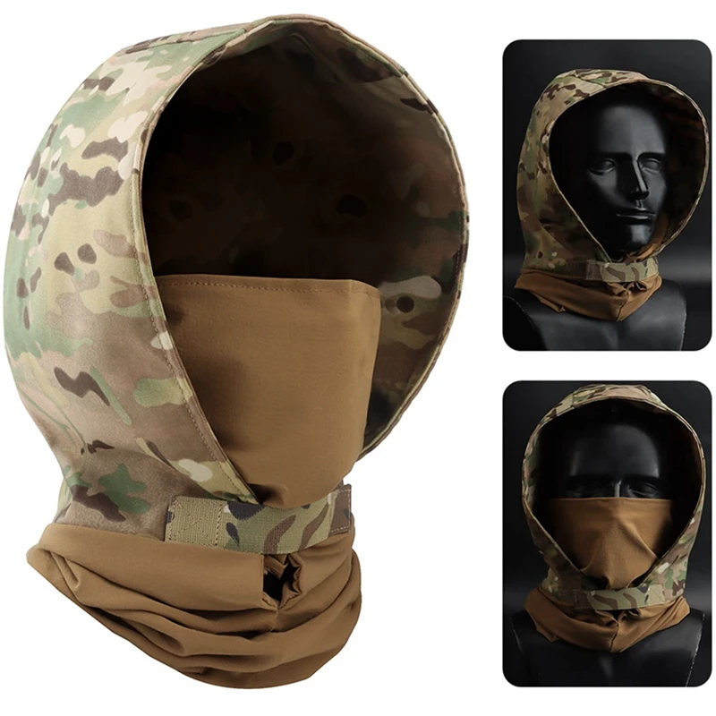 

Tactical Headgear Airsoft Face Masks Hunting Windproof Night Headgear Cycling Hook Cosplay Multi-Function Hunting Accessories