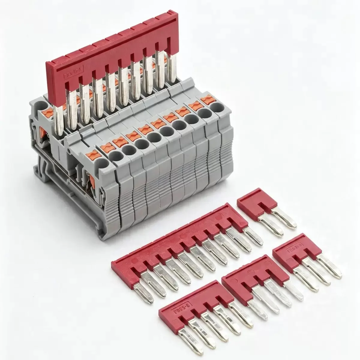 5PCS FBS 2-5 3-5 4-5 5-5 10-5Center contact Fixed Bridge Plug-in bridge for ST2.5 DINRail Terminal Blocks Accessories