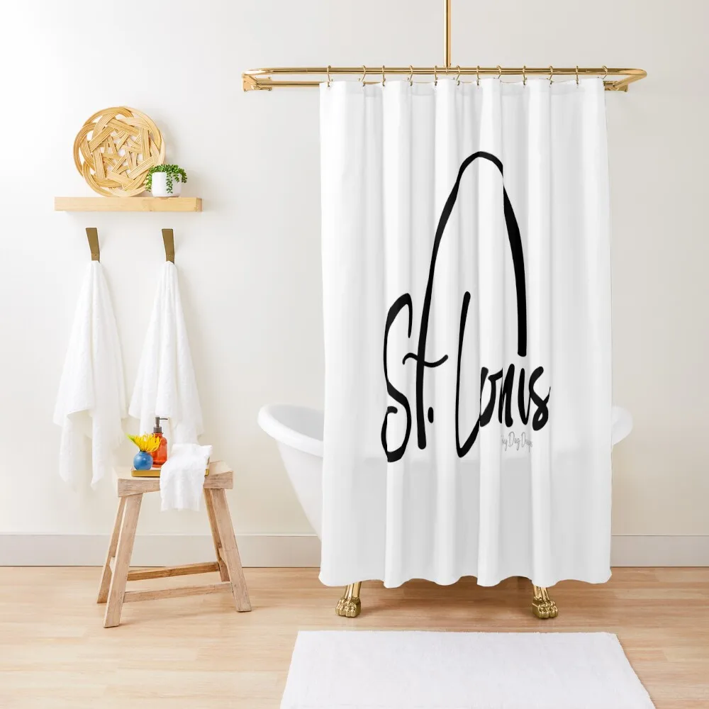 

Saint Louis Arch Shower Curtain Set For Bathroom For The Bathroom Waterproof Bathroom Shower Curtain