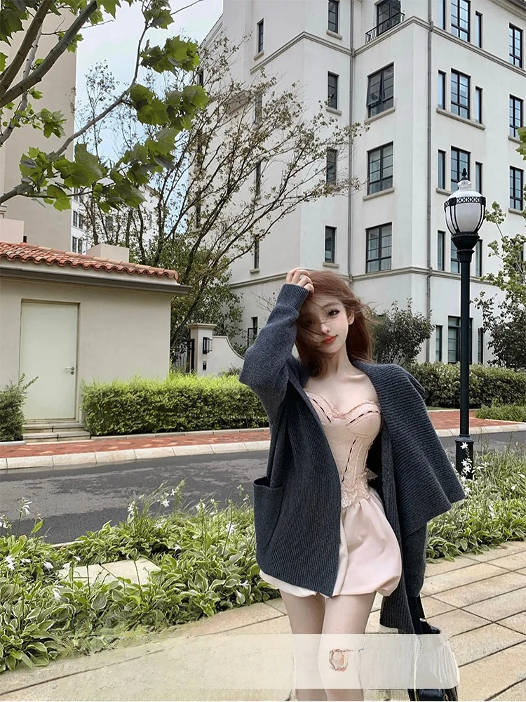 

DoggyQin Pure Desire Топ в горошек с сеткой и брюки-фонарики, комплект из двух предметов, женская кукла-церавливание, модный ансамбль