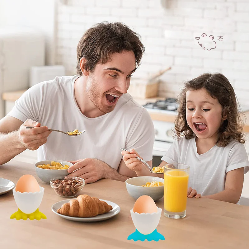 

Plastic Egg Cup Holders Candy Color Creative Serving Cups For Kitchen Egg Holder Cup Breakfast Banquet Eggs Supplies