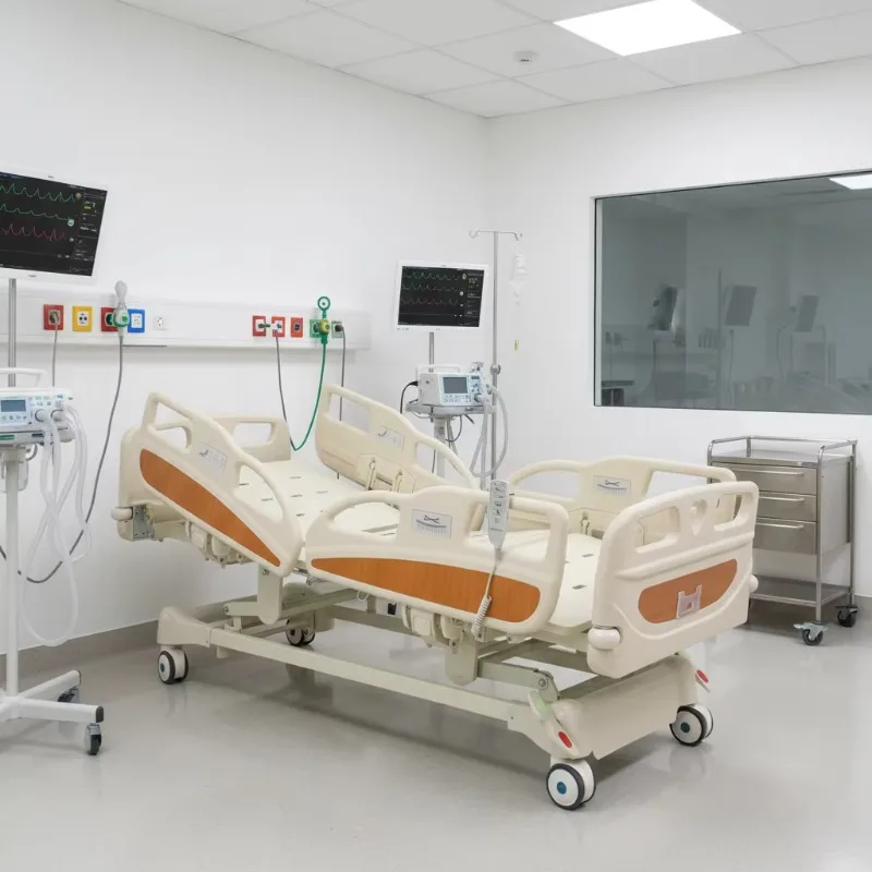 Hospital Furniture Patient Nursing Clinical Medical Bed 3/5/7 Function Electric Hospital ICU Bed