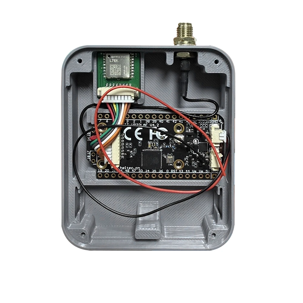 WiFi LoRa 32 V4 Protective Case Plastic Enclosure Shell Type C Port Reserved GPS Antenna Slot For Development Board