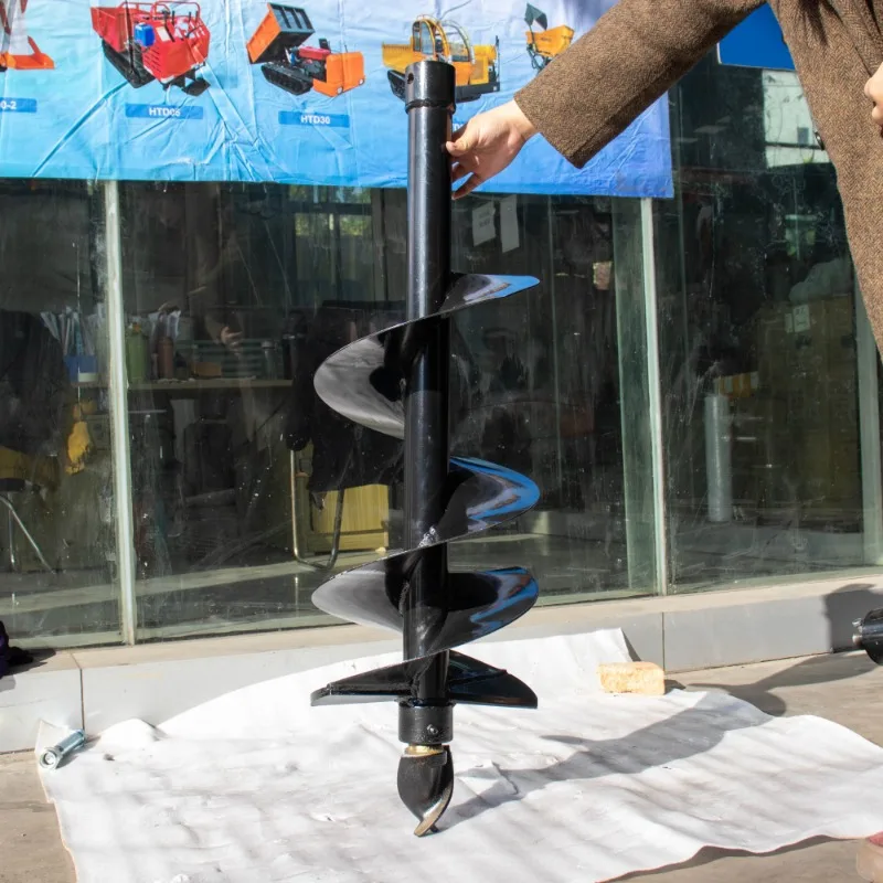 Hydraulic Auger Drill Attachment For Mini Excavator Garden Digging Auger Drive Attachment For Excavator Earth Moving Drilling Wo