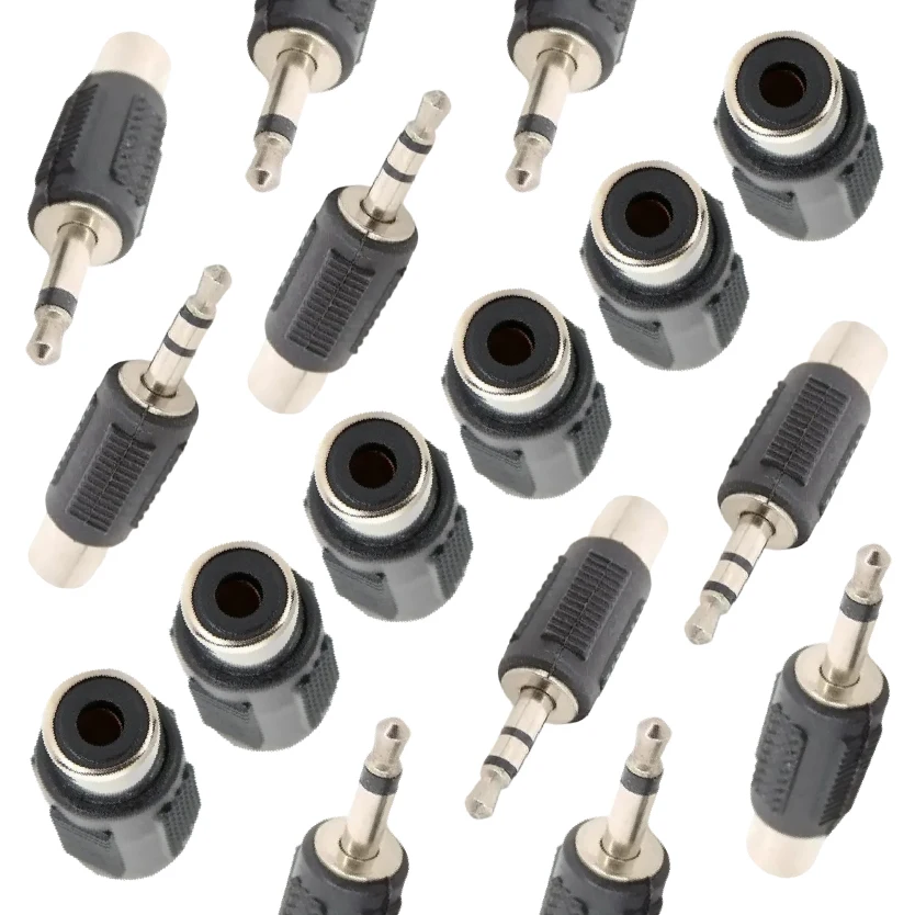 

Адаптер 3,5 мм RCA: штекер на гнездо, аудио-моноконнектор