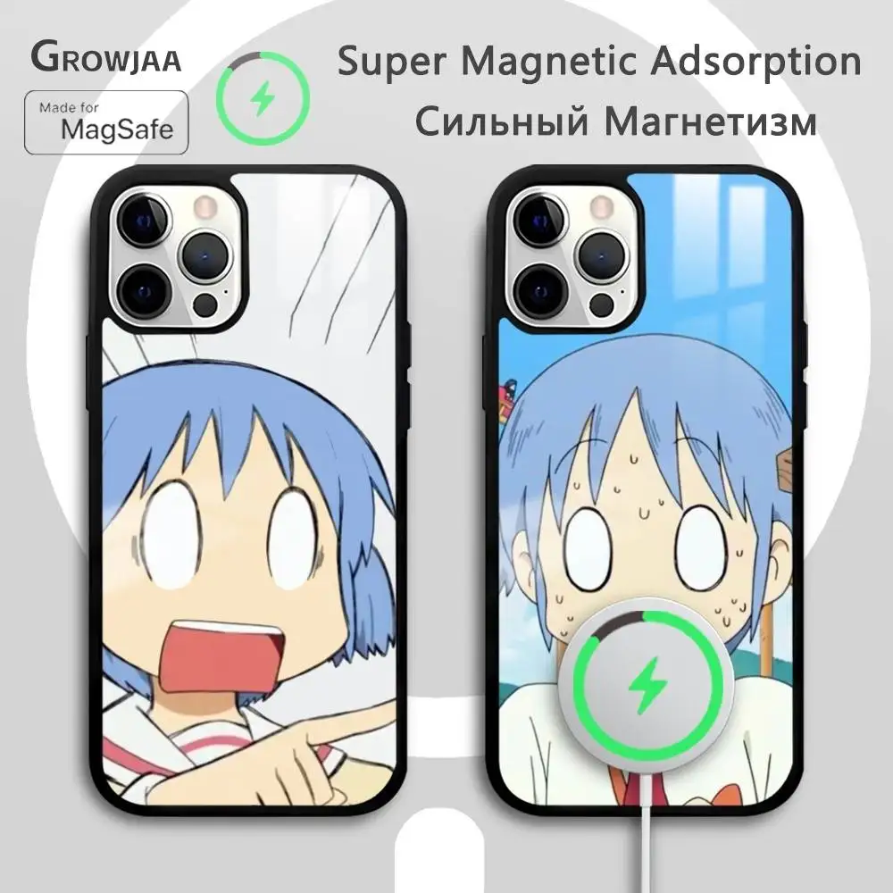 

Anime N-nichijous Shinonome Phone Case For IPhone 17 16 15 14 13 12 11 Pro Max Plus Mini Magsafe Mirror Wireless Magnetic Funda