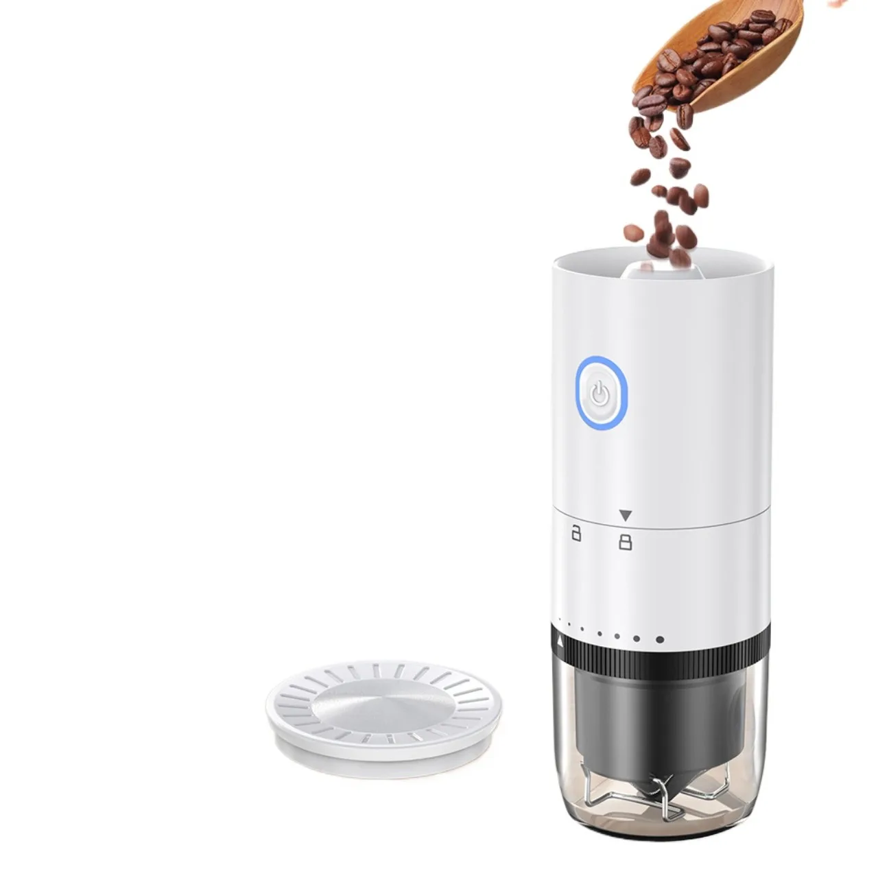 

Coffee grinder Outdoor household removable Open lid Adjustable thickness Electric ceramic coffee grinder