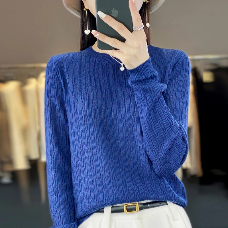 2023 Autumn and Winter Women\'s Cashmere Sweater Women\'s Pullover Knitted Cashmere Sweater Fashion Sweater Women