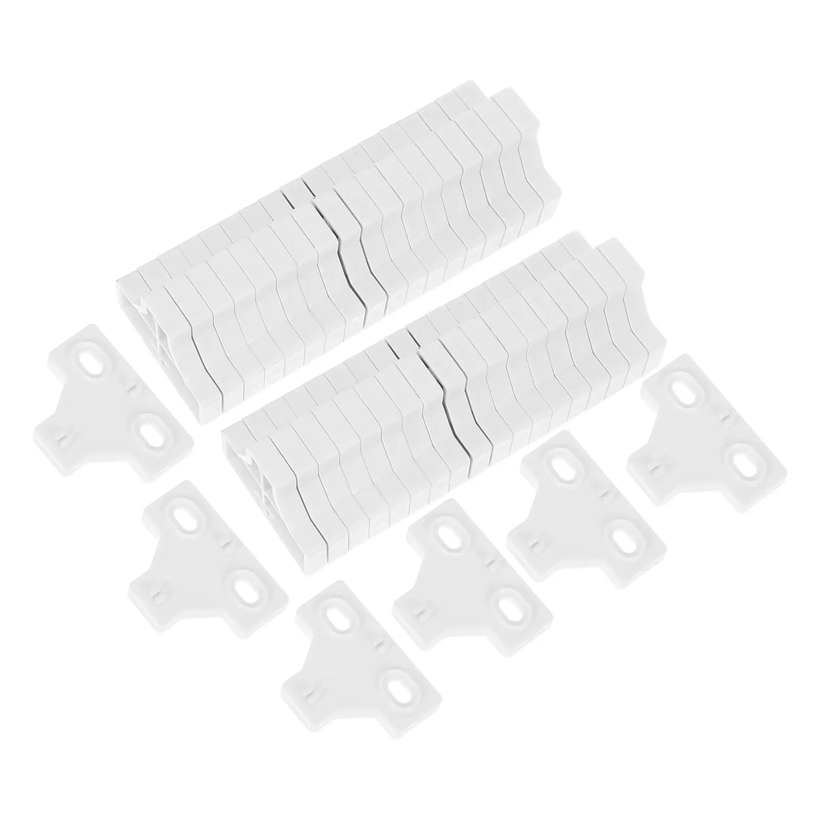 

50 шт. прокладок-разделителей для петель с мягким закрыванием, 5,3x4 см, из высококачественного нейлона, для кухонных, ванных и гардеробных шкафов