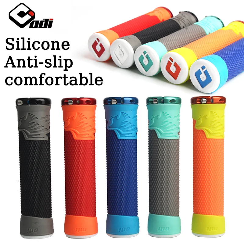 

ODI MTB Bike Grips Splicing Color Silicone Bicycle Handlebar Grips Durable Bicycle Handlebar Anti-slip Bike Grip Bike Part