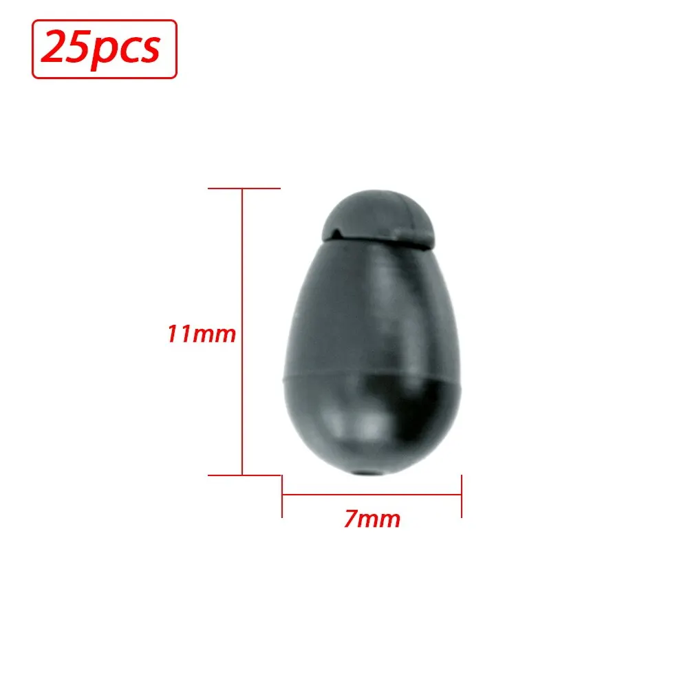 Hirisi 25 stks Quick Change Kralen Karper Visgerei Haak Links Methode Feeders Accessoires Pack van 25