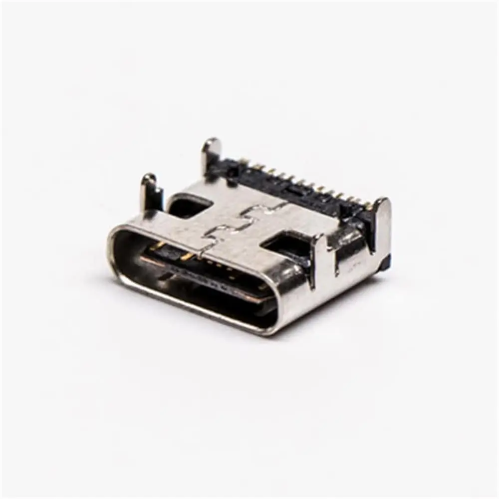 Type C USB 3.0 Female Panel Mount Adapter, 90 Degree Right Angle USB C Port Connector for Fast Charging Data Sync PCB