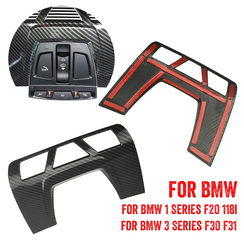 

ABS Car Interior Front Reading Light Roof Lamp Panel Cover Trim for BMW 1 2 3 4 Series X1 X2 X5 X6 F20 F22 F45 F30 F31 F48 F15
