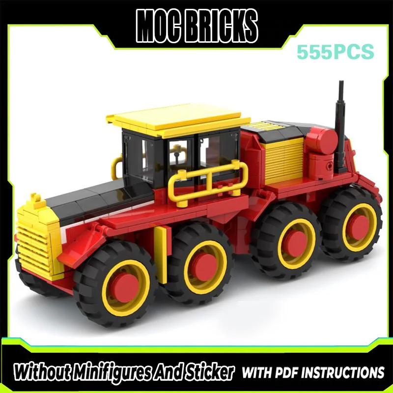 

City Car Model MOC Building Bricks Articulated Concept Tractor Modular Technology Gifts Holiday Assemble Children Toys Suit