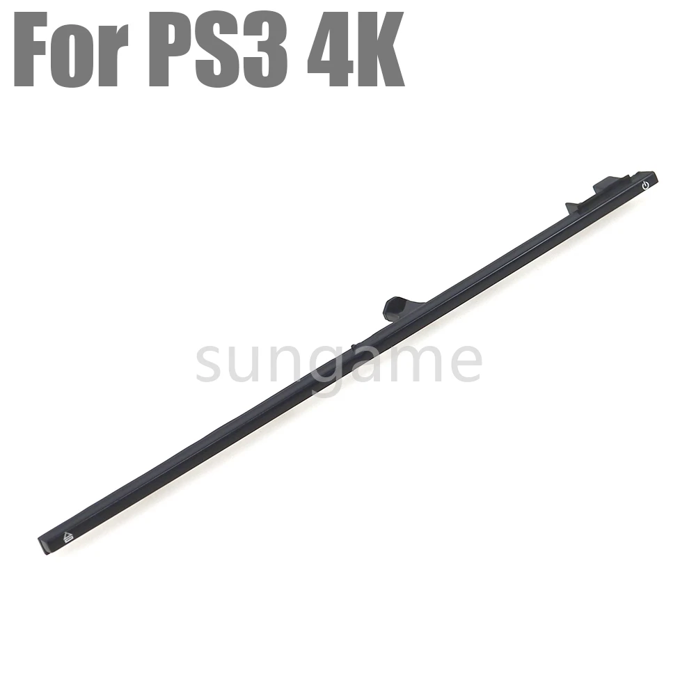 15pcs Replacement For PS3 4K Black Cover Shell Front Housing Case For PS3 Slim 4000 Power Switch Button LED Strip