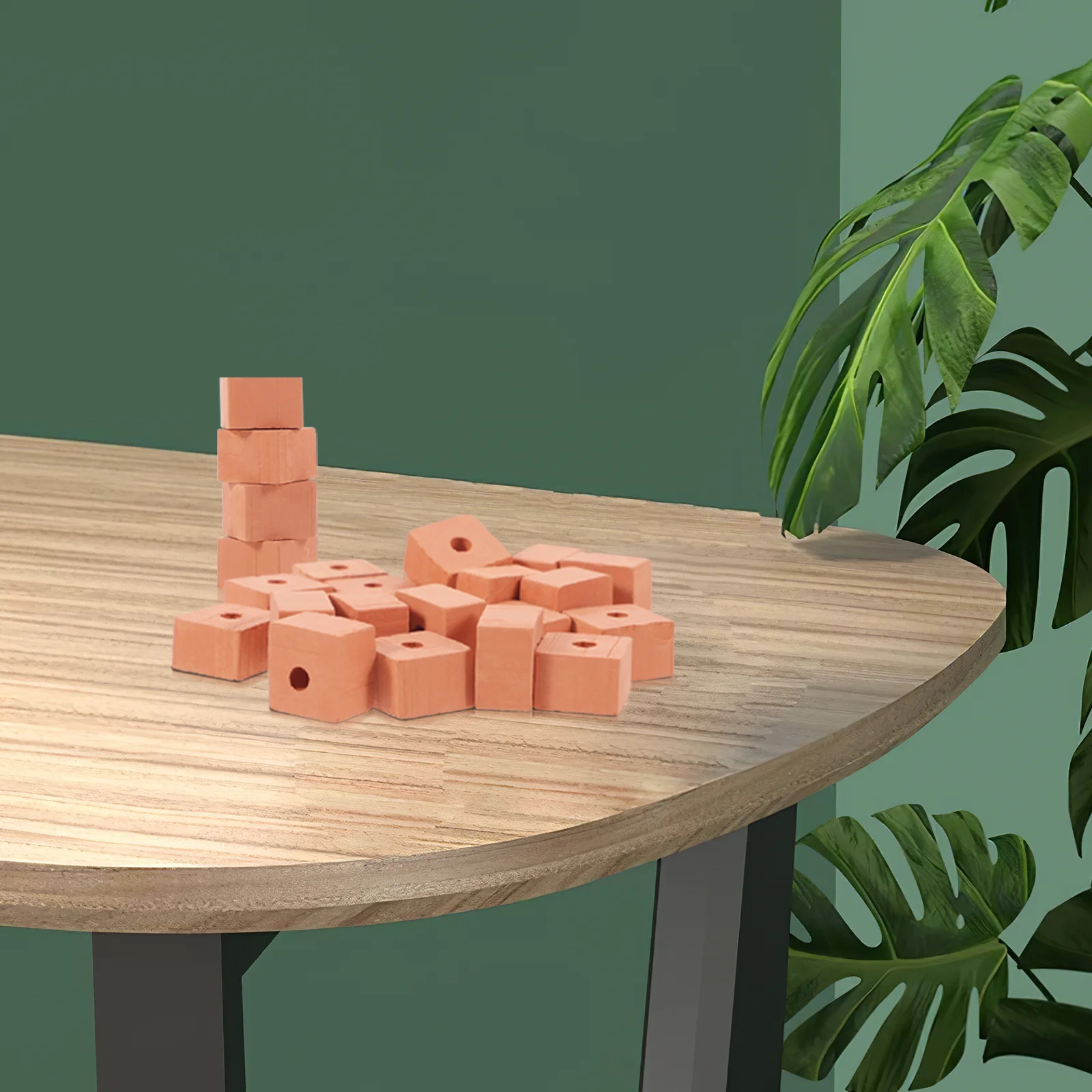 

20Pcs DIY Brick Simulation Miniature Bricks for Sand Table Layout Fairy Garden Wall Decorative Bricks Micro Landscape