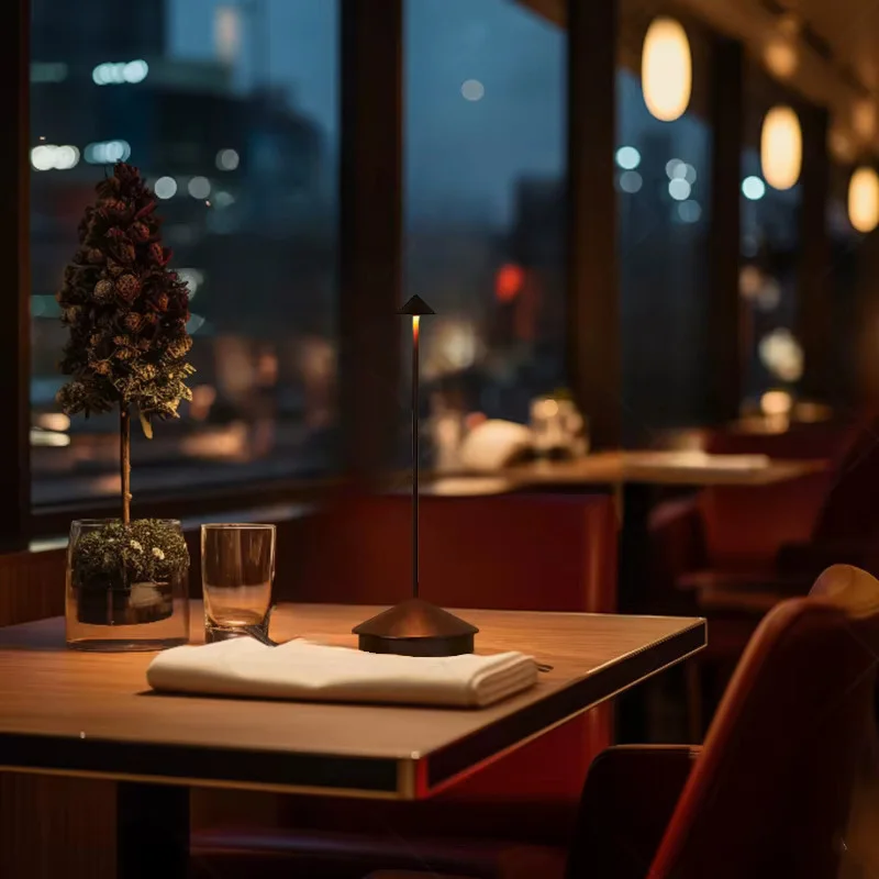 

Creative Dining Touch Led Hotel Bar Coffee Pina pro Table Lamp Rechargeable Table Lamp Lampada Da Tavolo Decorative Desk Lamp