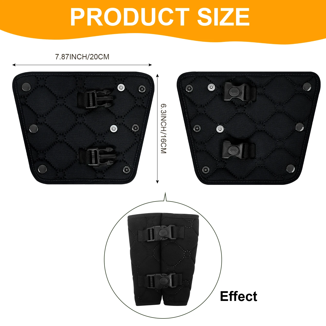 Shoulder Pads for Child Safety Seat Straps; a Harness Clip That Prevents the Shoulder from Slipping out of the Seatbelt.