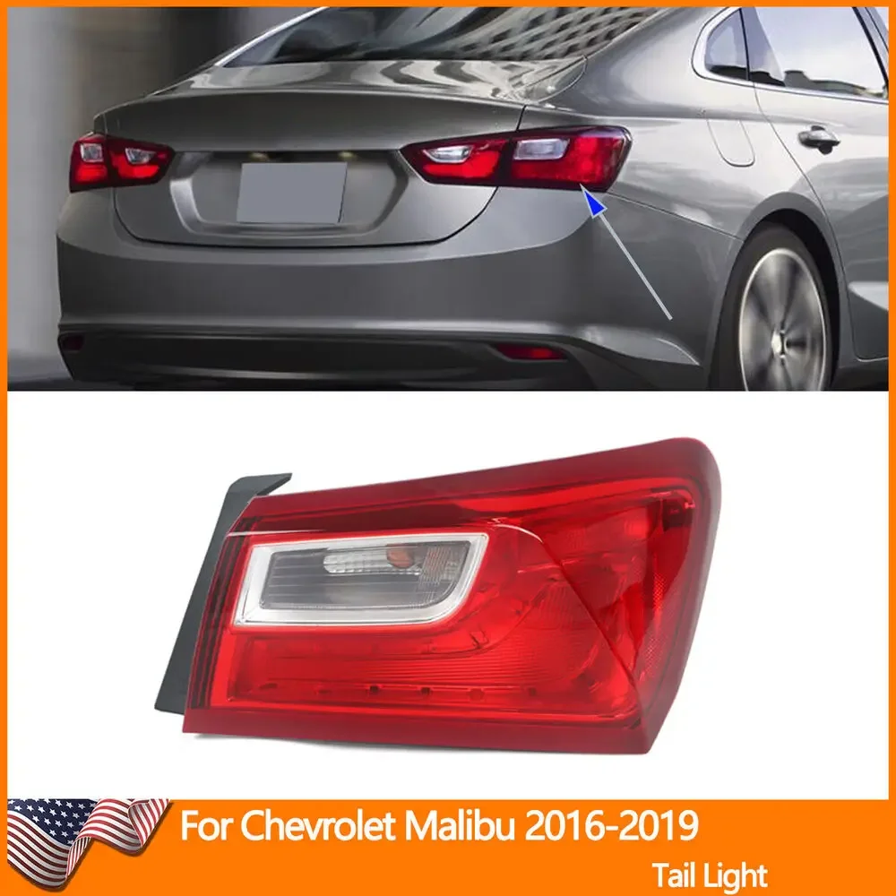 Direct Replacement Rear Brake Lamp Tail Light For Chevrolet Malibu 2016-2019 RH