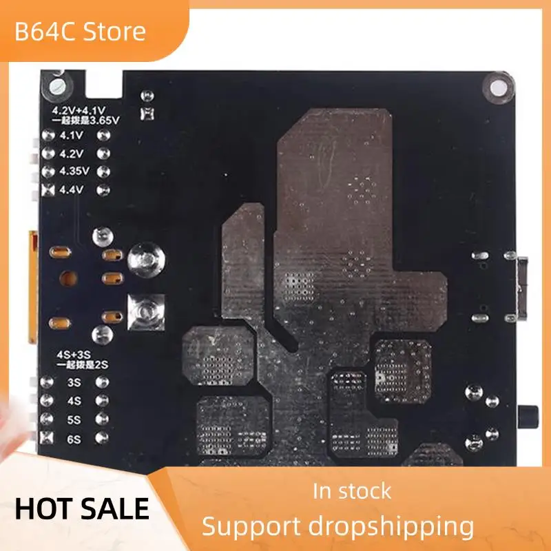 

B64C 2Pcs 140W Bidirectional Fast Charger Module With BMS For 2S-6S Lithium Battery IP2366 Lifepo4 PD3.1/2.0/3.0 XT60PW