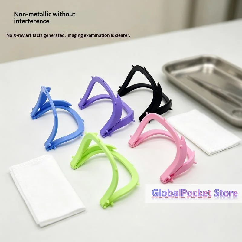 1Pc Dental Foldable Frame Plastic Rubber Dam Sheets Bracket For Dental Operation 134℃ Oral Barrier Tools Dentistry Instrument