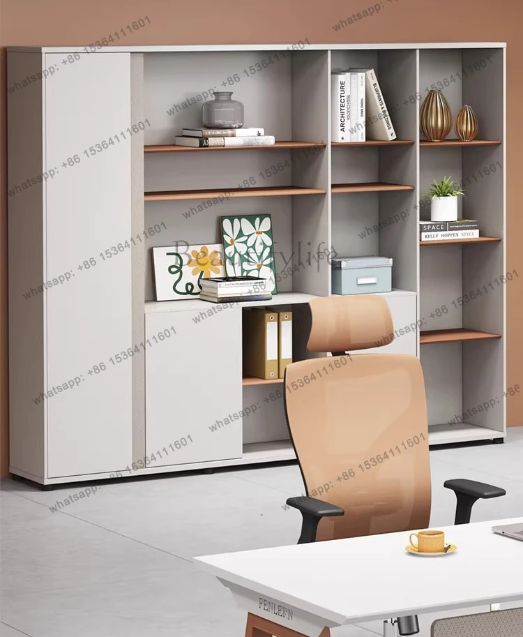 Fashion file cabinet Simple modern double door office area Partition plate cabinet