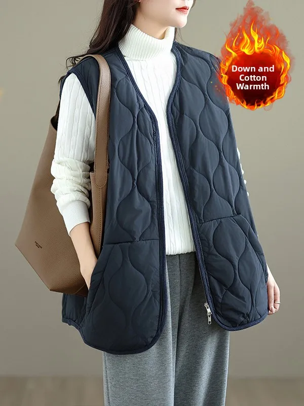 

Легкое пальто Warmthl Svel больших размеров, повседневное пальто Duster Jaet из полиэстера и спандекса с V-образным вырезом на молнии