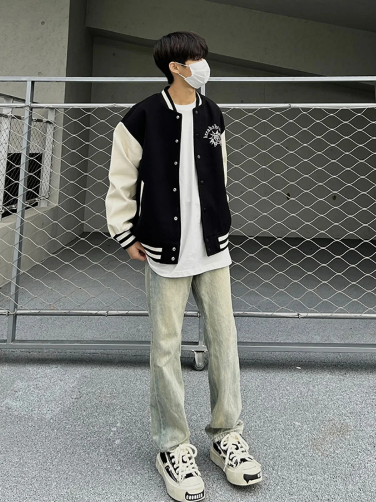 

Cleanfit Yellow Mud Color Men's Jeans Slimming Sli Micro Flared Straight American High Street Vibe Sle Long Pants