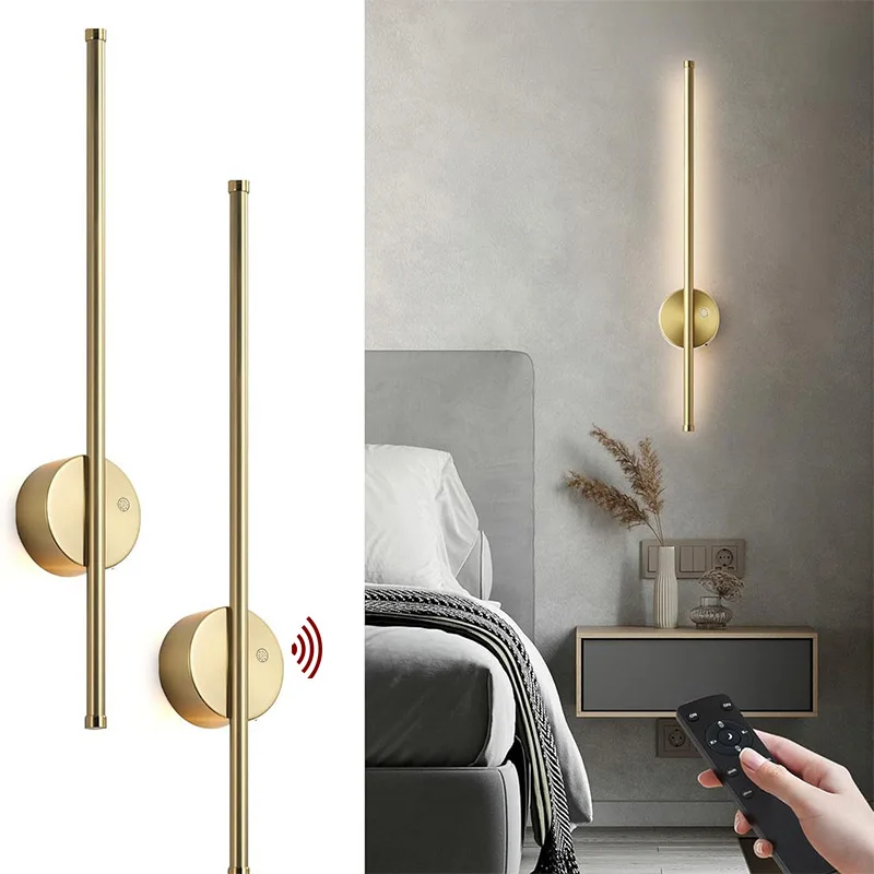 

Human Sensor Rechargeable Wall Sconce Modern For Living Room Bedroom Study Room Cloakroom Hallway Bathroom LED Lighting Fixture