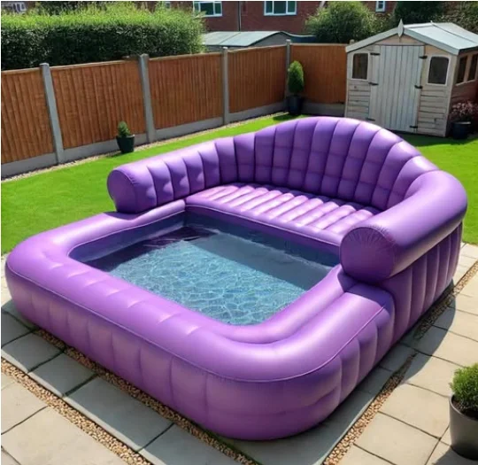 

Wholesale Custom Inflatable Pool Lounger - Sofa-Shaped Combination Swimming Pool for Outdoor Relaxation, Heavy Duty PVC