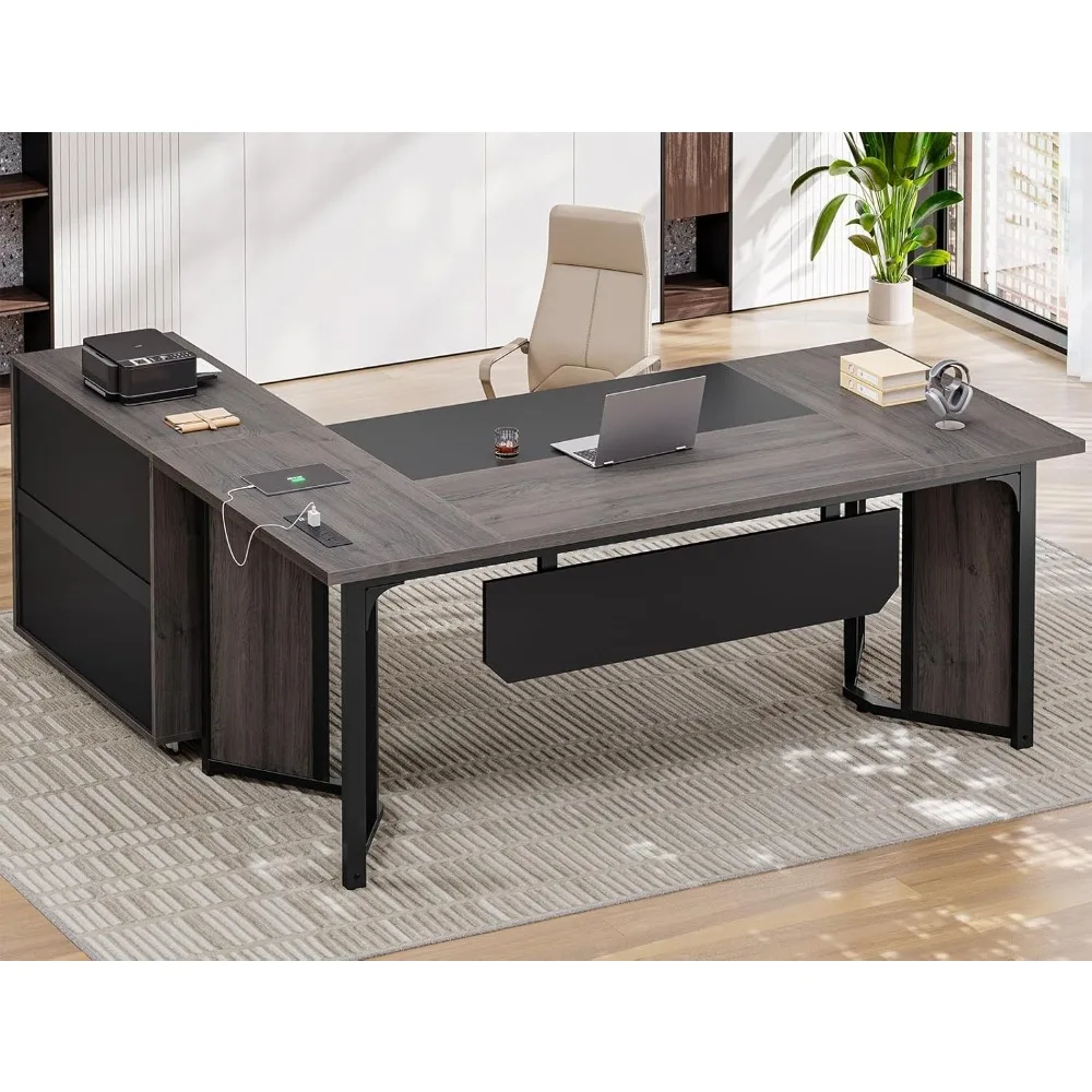 63"Executive Desk W…