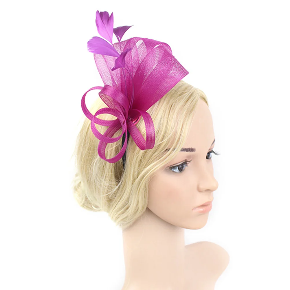 Cocktailparty-Hut, Hüte, Fascinator, Abschlussball, Stirnband, Fascinator für das Haar, Frauen, Tee-Kopfbedeckung, Polyester-Fascinator, Damen-Braut