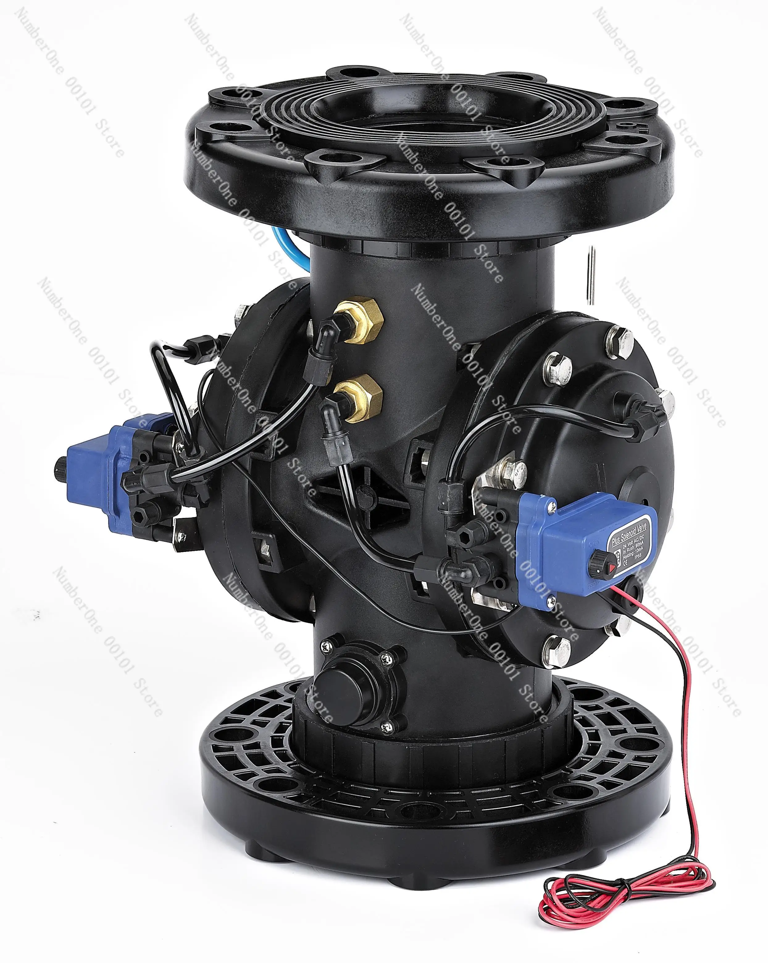 Sprinkler 6 Inch Irrigation Electric Solenoid Control Valve Hydraulic On/off 12VDC 24VAC Plastic Valve