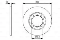 

0986479 R92 front brake disc rear TRANSIT V347