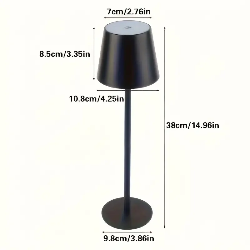 Fashionable High Pole Touch USB Charging Light LED Three-level Color Temperature Suitable for Living Room/bedroom Decoration