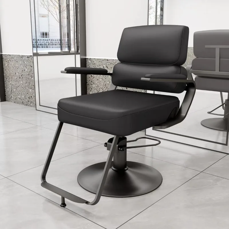 Barber shop chair hair salon special hair perm and dyeing seat can be lifted and lowered comfortably backrest hair cutting chair