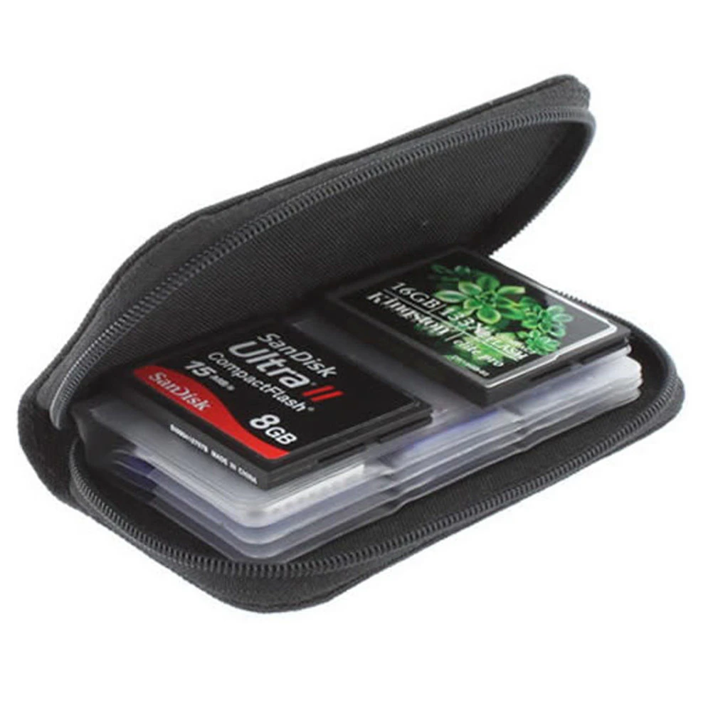 1PC New Hot Fashion Memory Card Storage Carrying Pouch Case Holder Wallet for SD SDHC MMC MicroSD Mini Card Storage Bags