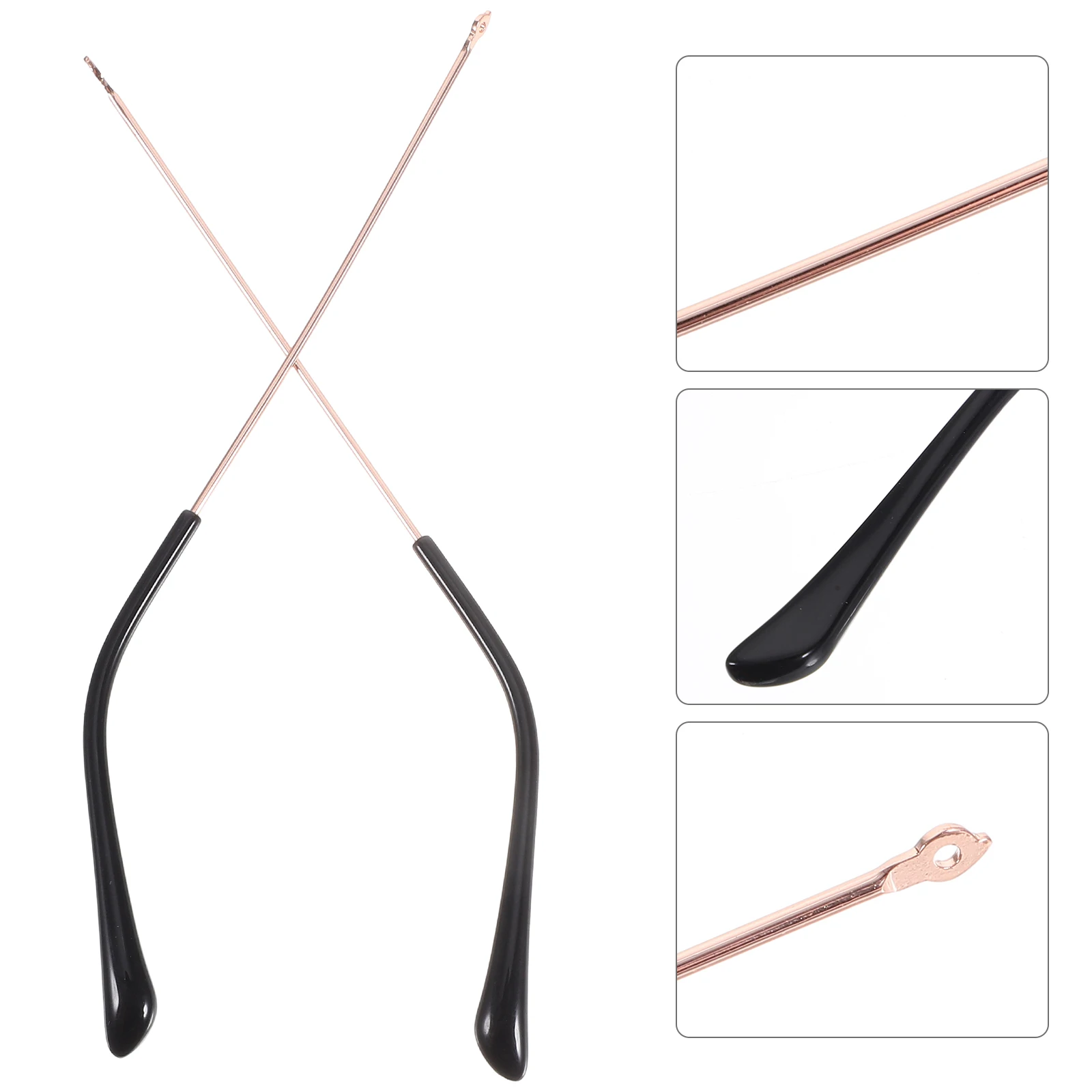 

1 Pair Metal Glasses Arm Replacements Replacement Temple For Sunglasses Eyeglasses Universal Fit Durable Wear Resistant Easy